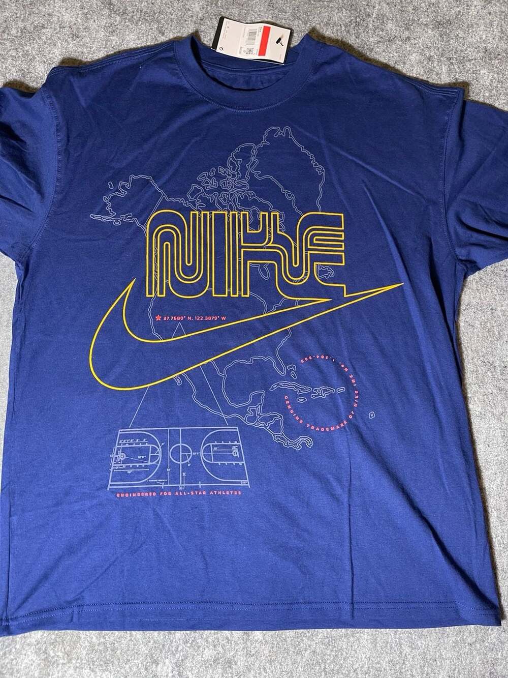 Nike Max90 T-Shirt - Men's - Blue - L
